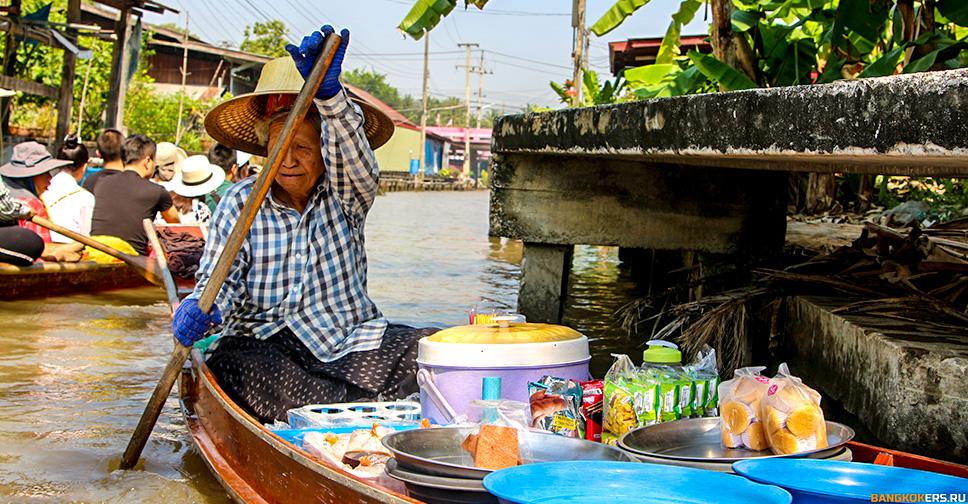 Плавучий рынок Damnoen Saduak Floating Market ★ Свой человек в Бангкоке