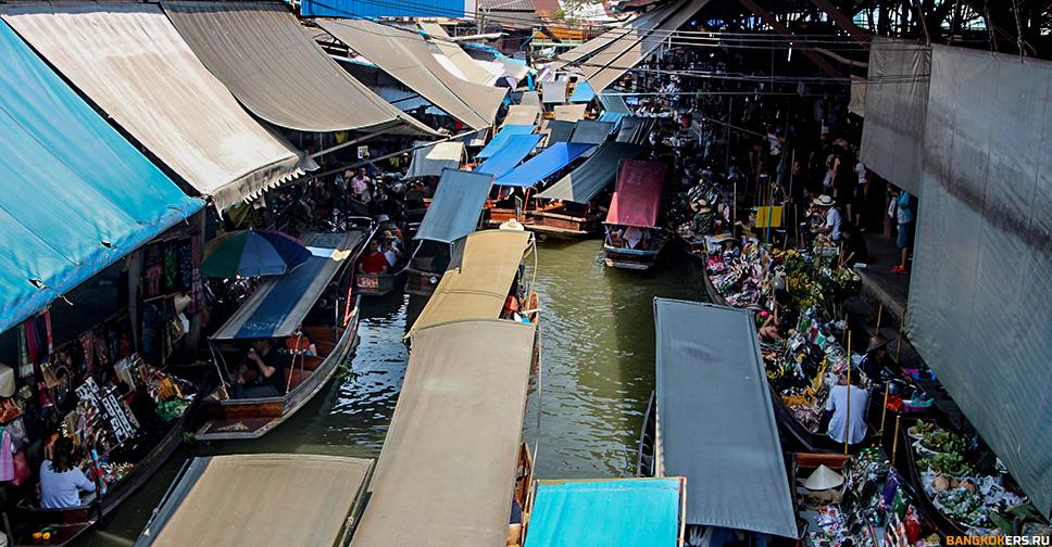 Плавучий рынок Damnoen Saduak Floating Market ★ Свой человек в Бангкоке