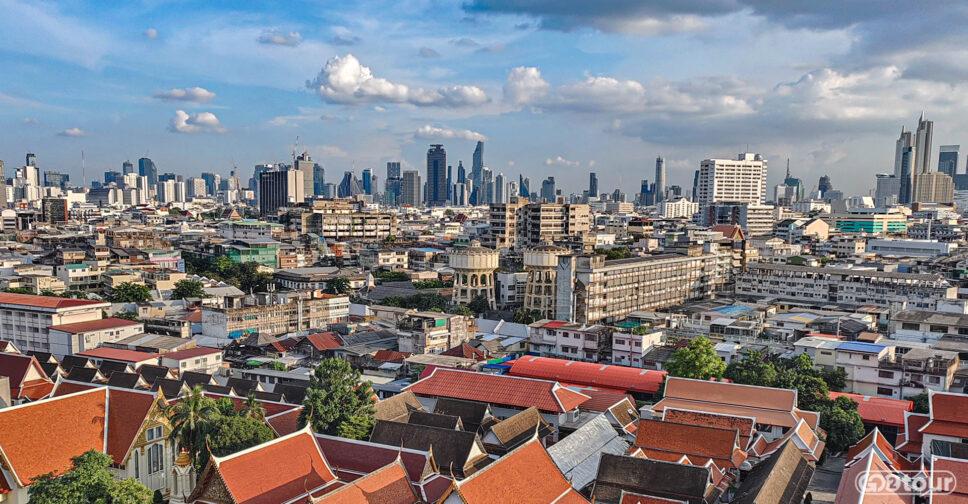 Вид со смотровой площадки храма Золотая гора