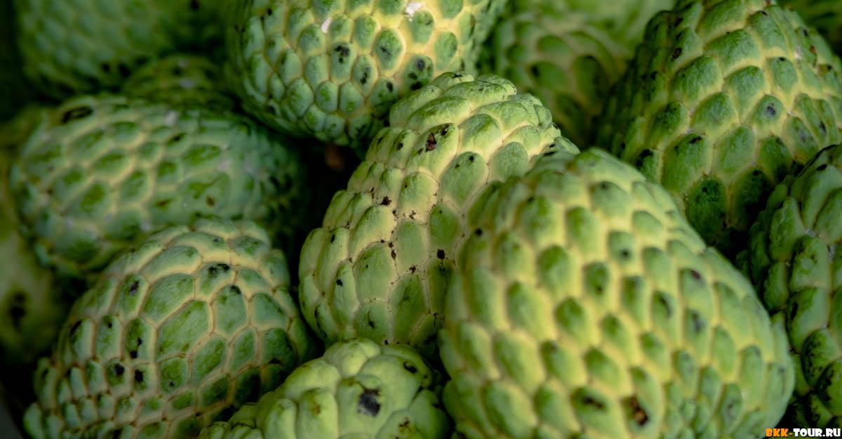 Кремовое (сахарное) яблоко — Custard Apple (Noi-na) или Черимойя