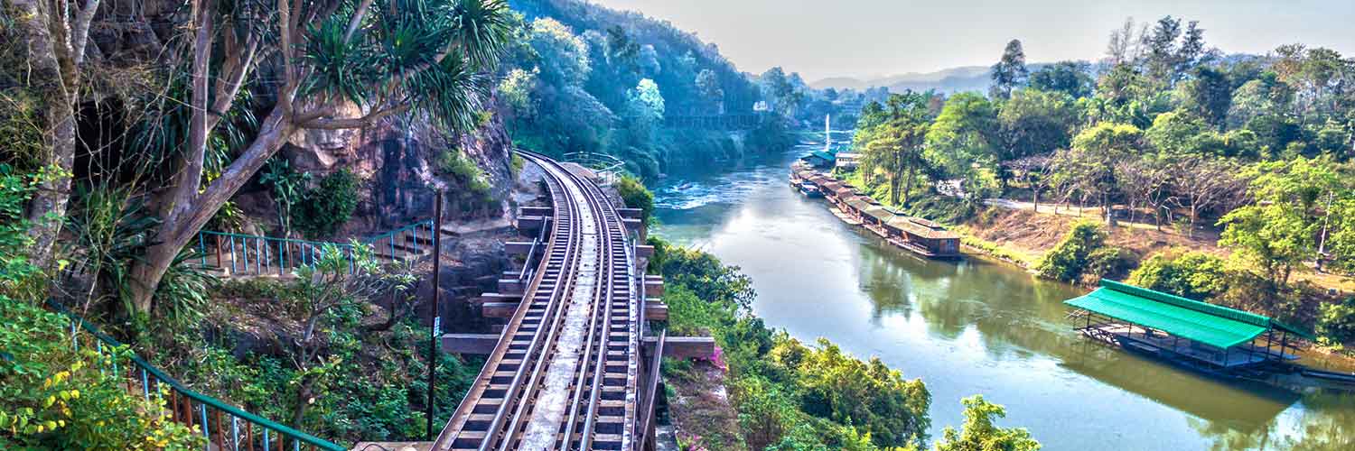 Дорого смерти на реке Квай в Таиланде