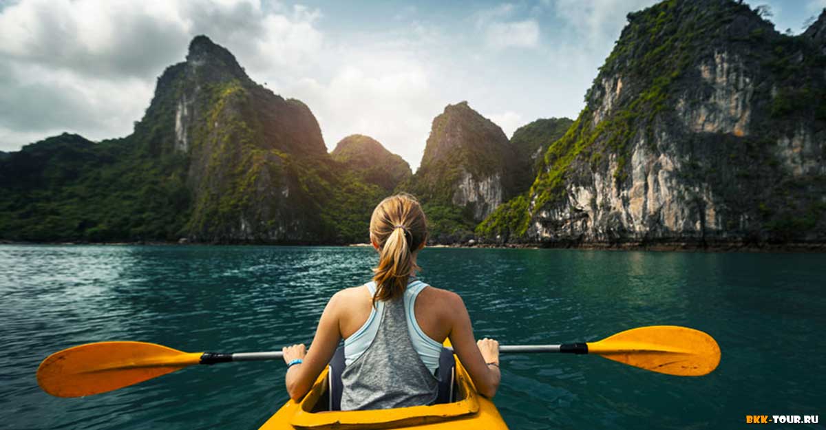 Байдарки в Халонг Бэй - Вьетнам